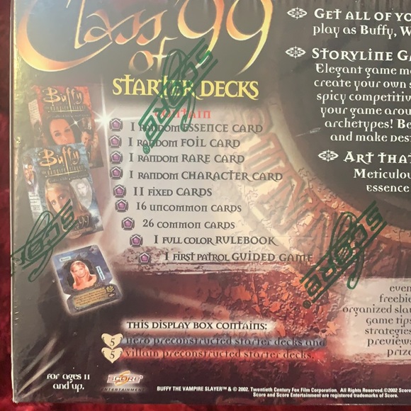 Buffy the Vampire Slayer Collectible Class of ‘99 Starter Decks Card Game CCG - Picture 4 of 9
